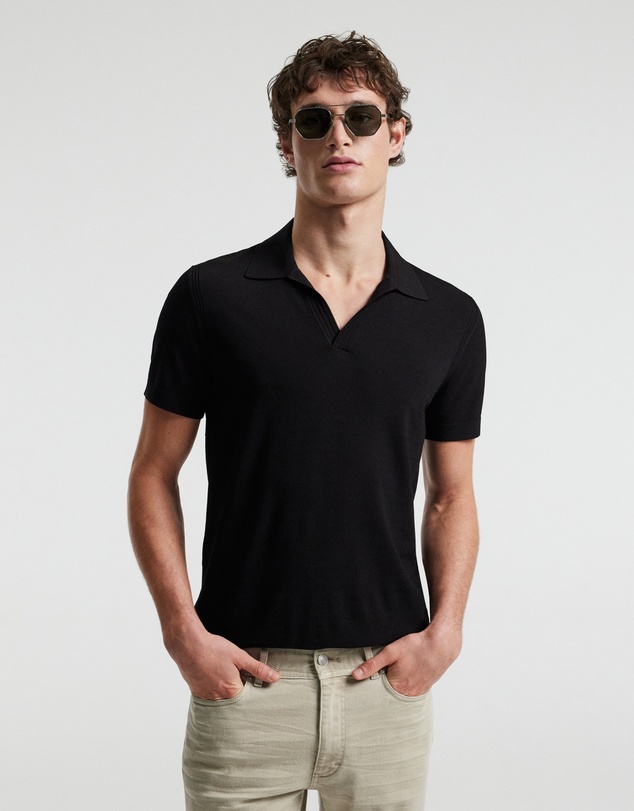 Calibre - Tech Shoulder Trim Polo Black