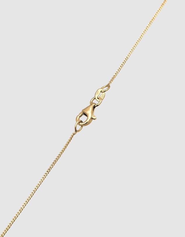 Elli Jewelry - Zirconia Necklace in Gold-Plated 925 Silver