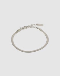Arms Of Eve - Sylvia Silver Snake Chain Bracelet