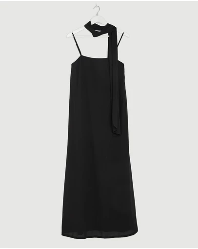 Revibe - Repaired Calli Malik Scarf Maxi Dress - AU 6