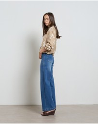 DRICOPER DENIM - Sherry Long Wide Straight Leg Jeans