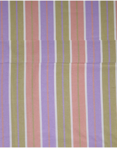 Mosey Me - Miami Stripe Flat Sheet