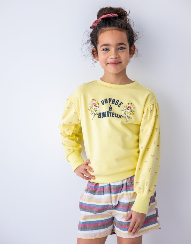 Like FLO - Stripe Shorts with Belt - Kids-Teens