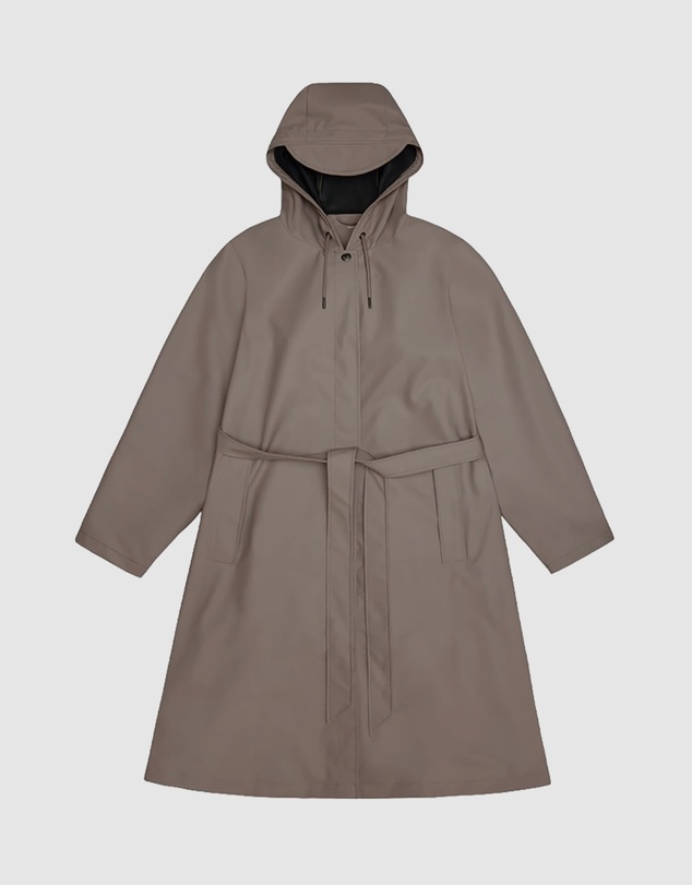 RAINS - Women's A-Line Longer Jacket Cinder
