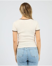 All About Eve - Southampton Baby Tee Vanilla