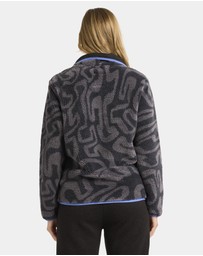 Billabong - Womens Switchback Mock Neck Fleece Top