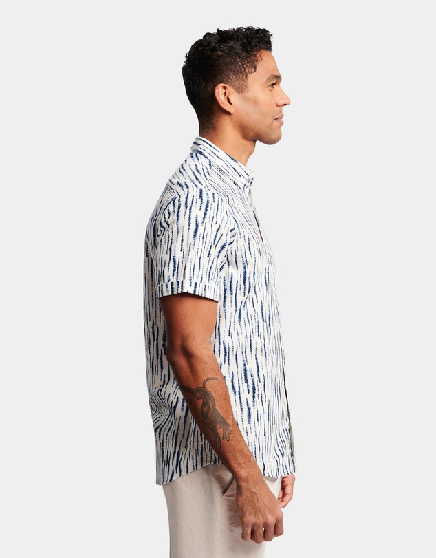 Brooksfield - Dye Print Casual Shirt