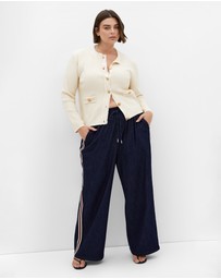City Chic - Cleo Textured Knit Cardigan