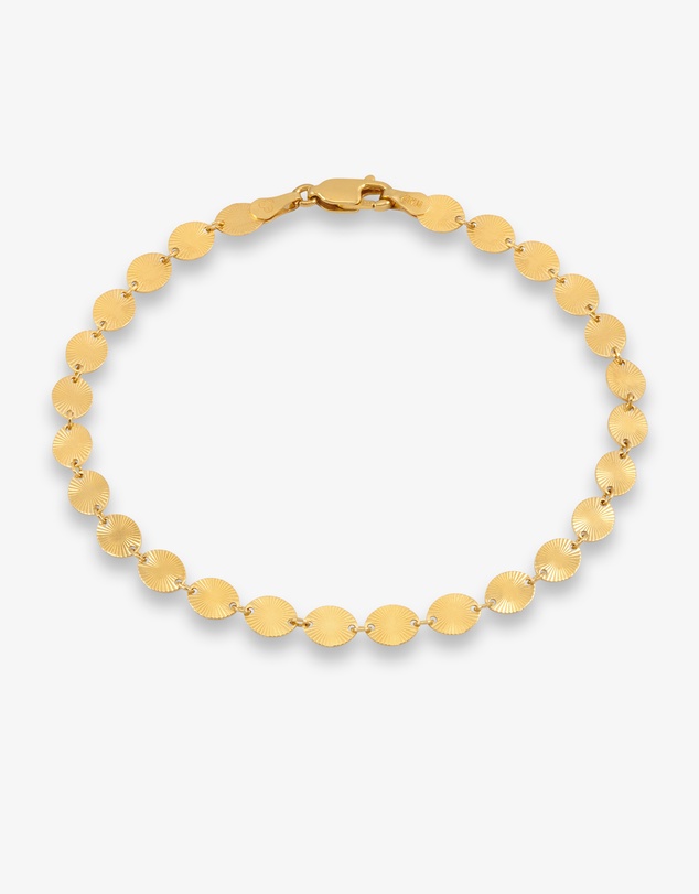 Rachel Jackson - Sunburst Chain Bracelet Gold Small