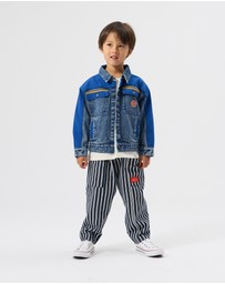 Goldie + Ace - Colour Block Vintage Denim Jacket - Babies-Kids