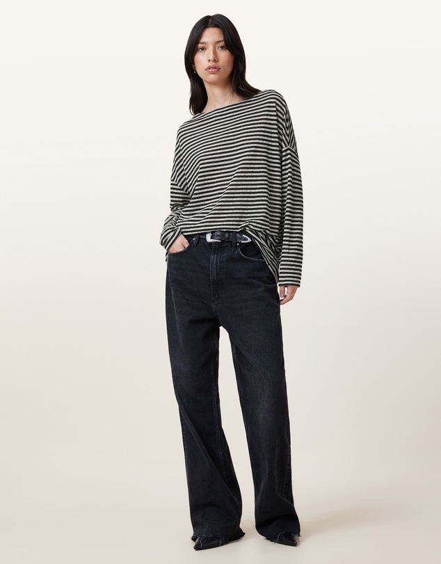 AllSaints - Rita Stripe Tee