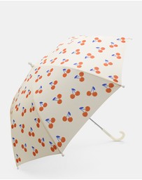 Morgan & Taylor - Cherry Kids Umbrella in Cream and Peachy Orange