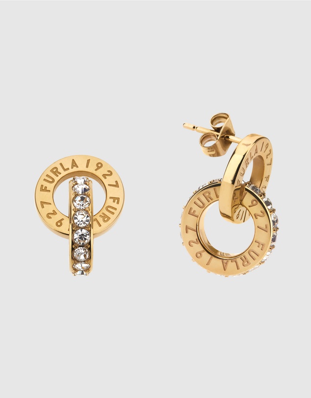 Furla - Furla 1927 Gold Tone Earrings