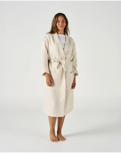 Linen House - Nimes Pure Linen Robe