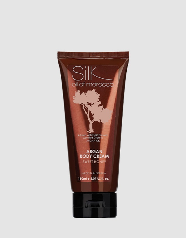 Silk Oil of Morocco - Silk Oil of Morocco Argan Body Cream - Sweet Honey