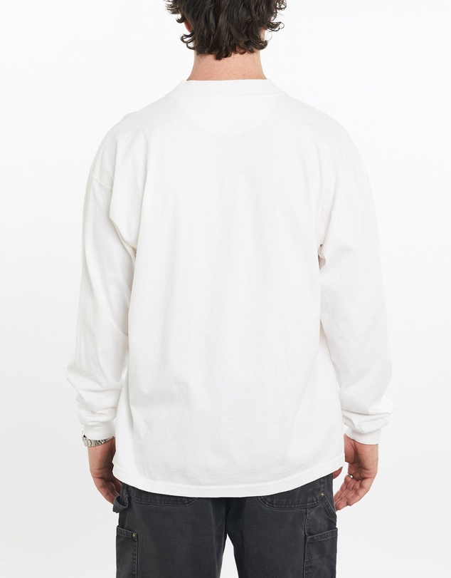 Vintage by The Real Deal - Pre Loved - Vintage 1991 Luney Tunes Skiing Long Sleeve Tee