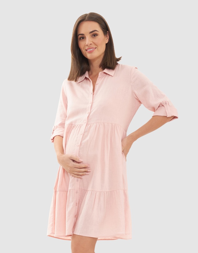 Ripe Maternity - Adel Linen Dress