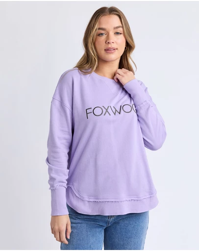 Foxwood - Simplified Metallic Crew Lavender