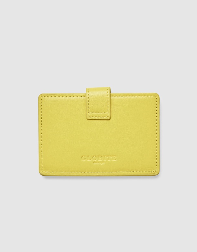 Globite - Leather RFID Card Holder Snap Button