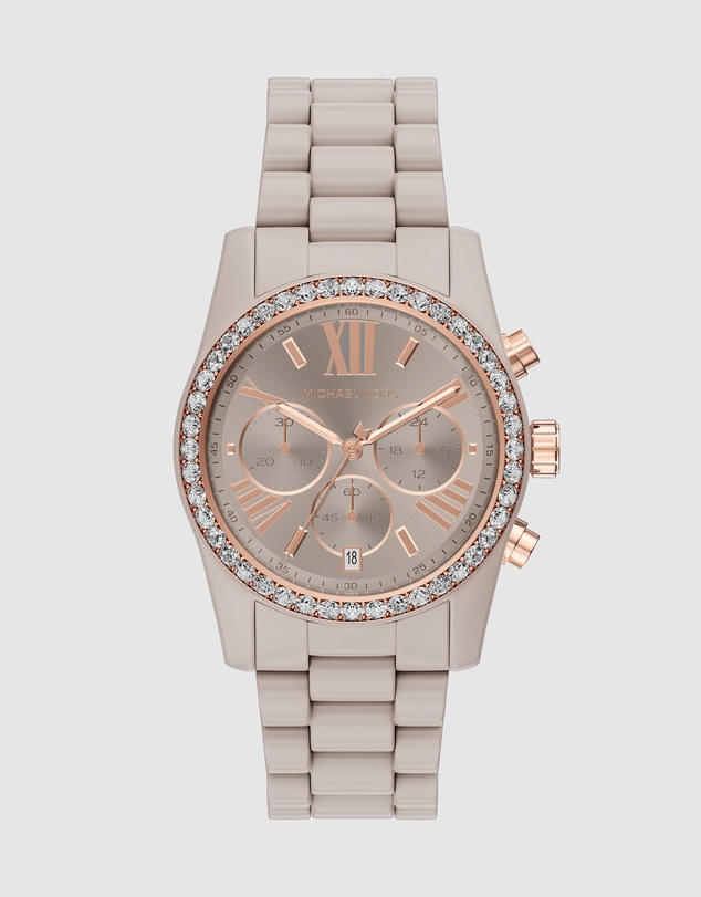 Michael Kors - Lexington Nude Chronograph Watch