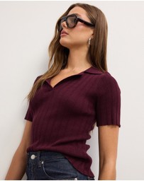 The Fated - Miles Collared Knit Top