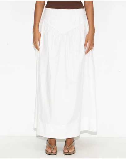 Dazie - Glebe Poplin Maxi Skirt