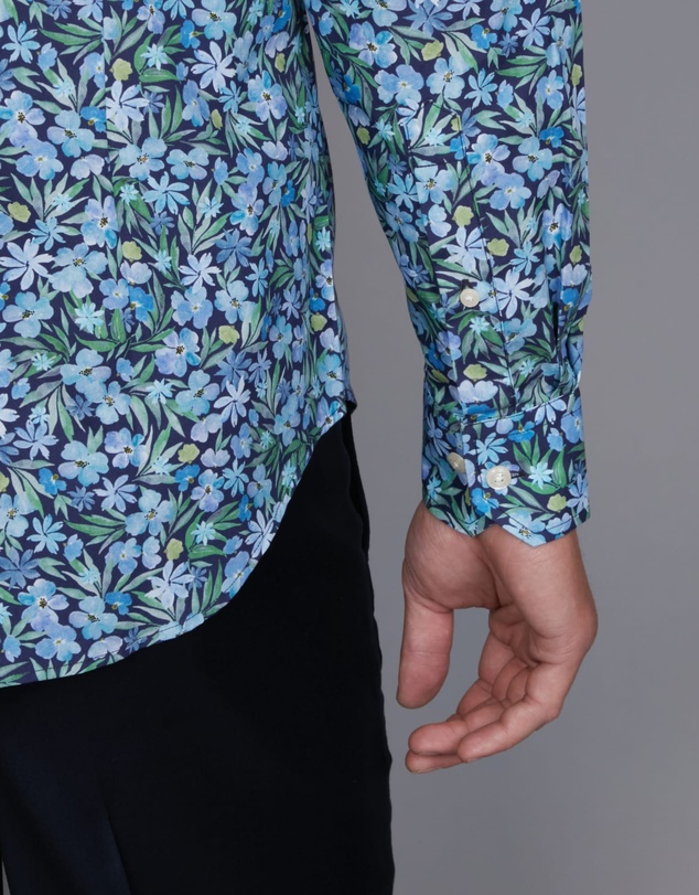 Simon Carter - Watercolour Garden Print Shirt