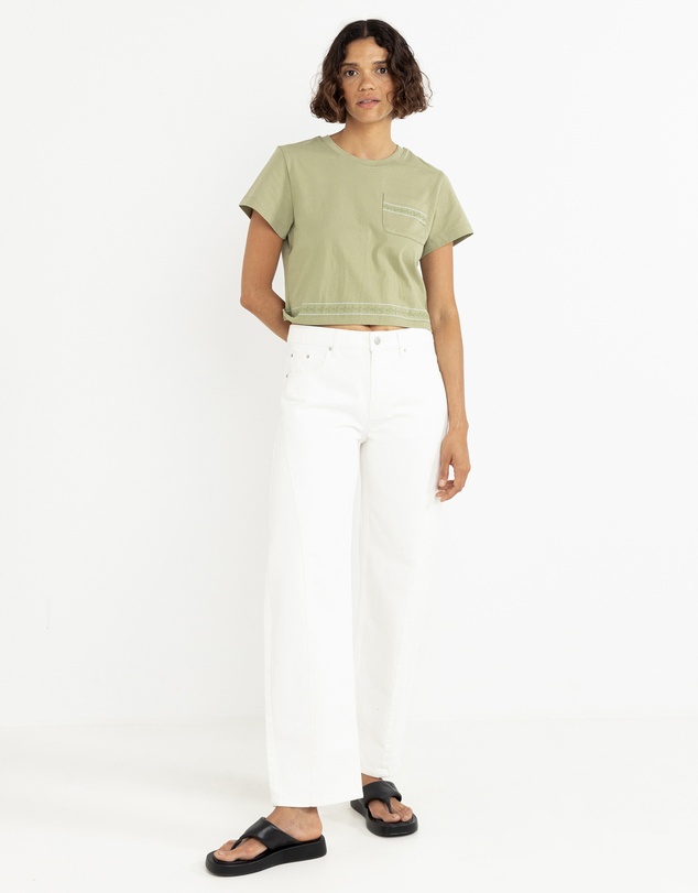 Rhythm - Low-Rise Barrel Denim Pants