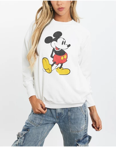 Vintage by The Real Deal - Pre Loved - Vintage 80s Disney Mickey Mouse Sweatshirt