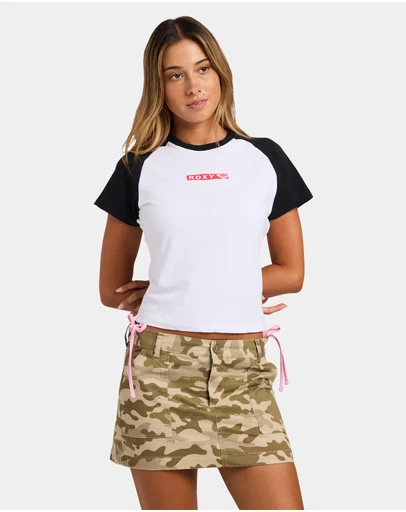 Roxy - Womens Rewind Raglan T-Shirt