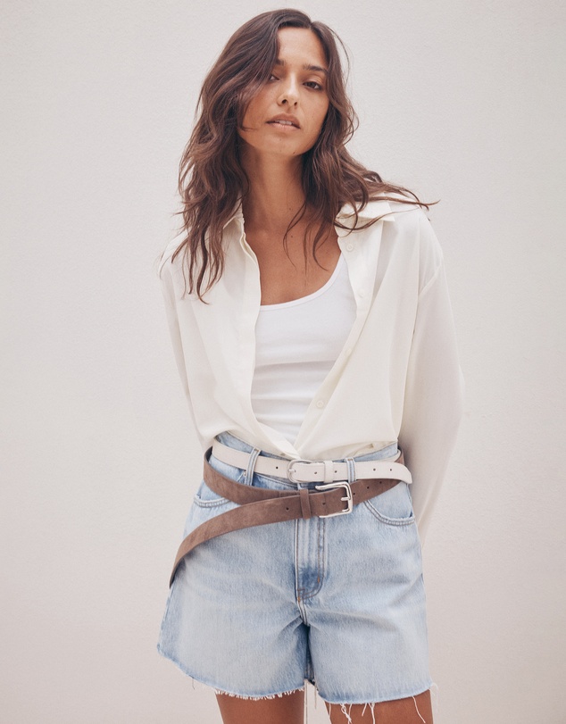Outland Denim - Edie High Relaxed Shorts