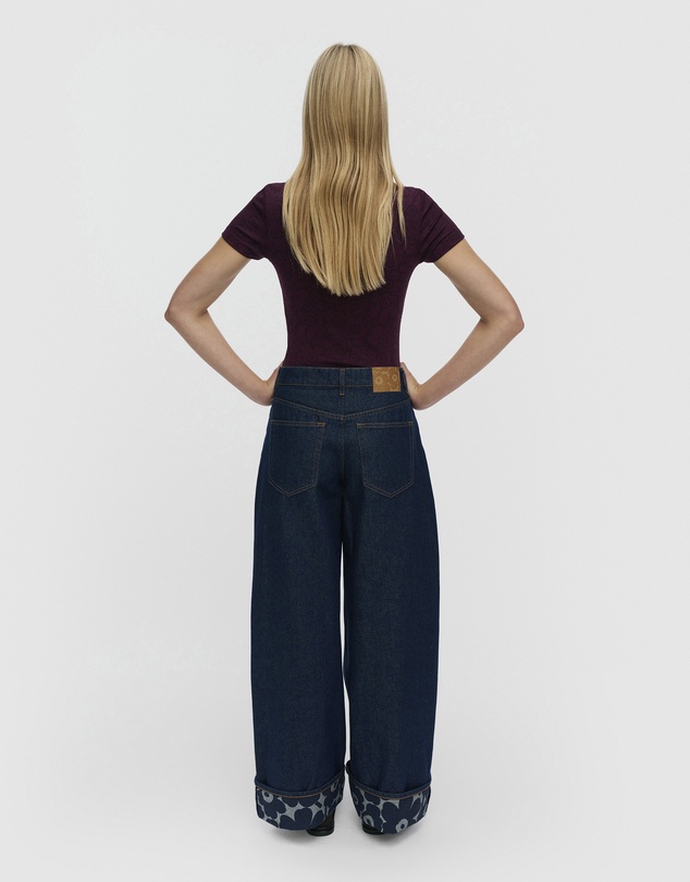 Marimekko - Maridenim Loose Mini Unikko Jeans