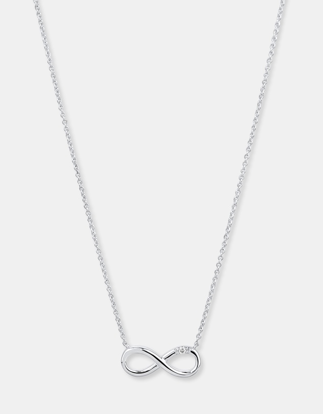Michael Hill - Diamond Accent Infinity Necklace in Sterling Silver