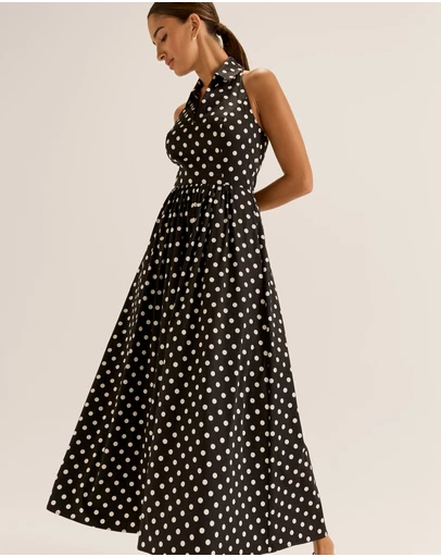 Review - Ava Spot Maxi Dress