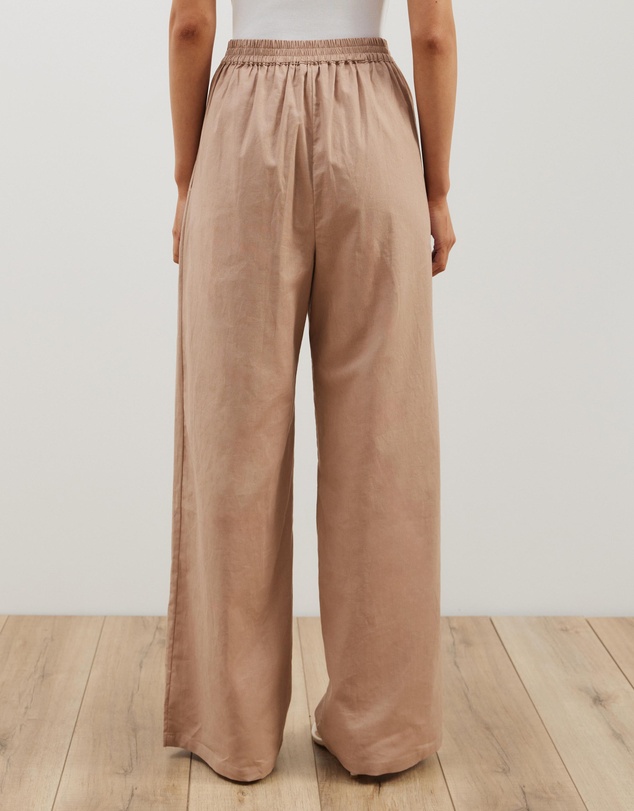 Atmos&Here - Tawny High Waisted Pants