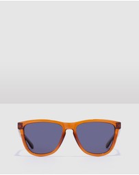 Hawkers Co - Polarized Brown One Raw Sunglasses for Men and Women UV400