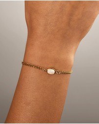 Von Treskow - Oval Czelline Opal Curb Bracelet