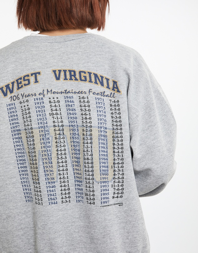 Vintage by The Real Deal - Pre Loved - 1997 NCAA West Virginia Mountaineers Sweatshirt