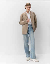 UNISON - Relaxed Suede Blazer