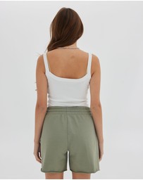 Toast Society - Jersey Raw Hem Short
