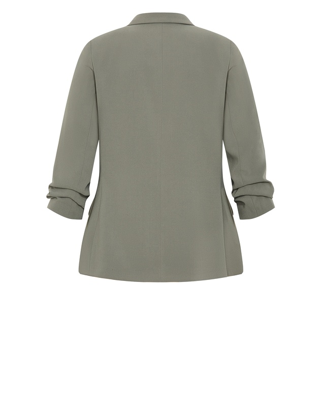 City Chic - Plus size Abbie Blazer - dark sage