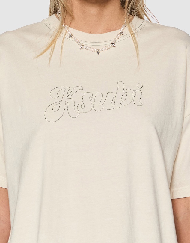 Ksubi - Sketch Oh G Tee Slice Ecru