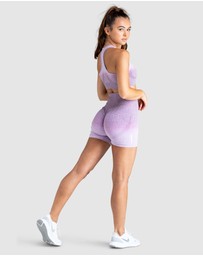 Doyoueven - Ombre Scrunch Seamless Shorts