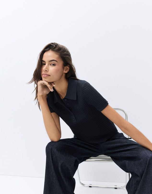 UNISON - Sporty Knit Polo