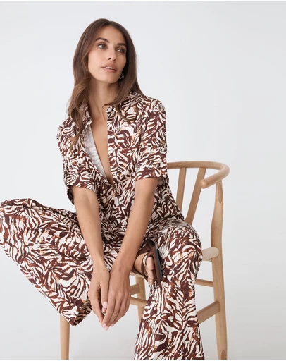 Forcast - Zuhara Roll Cuff Shirt