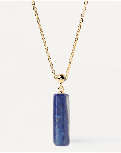 PDPAOLA - Charm Necklace Lapis Lazuli Charm