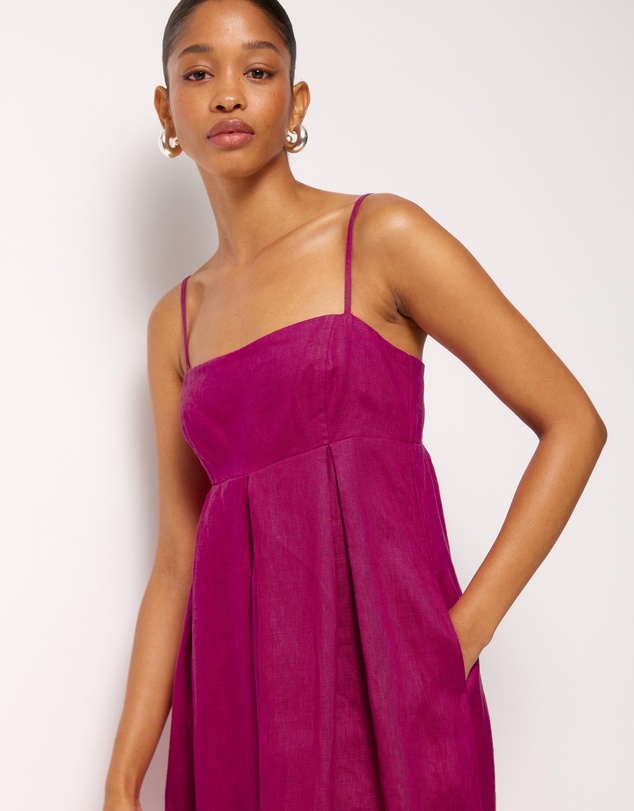 AERE - Aniya Linen Maxi Dress