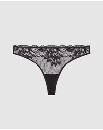 Calvin Klein - Seductive Comfort Lotus Floral Thong
