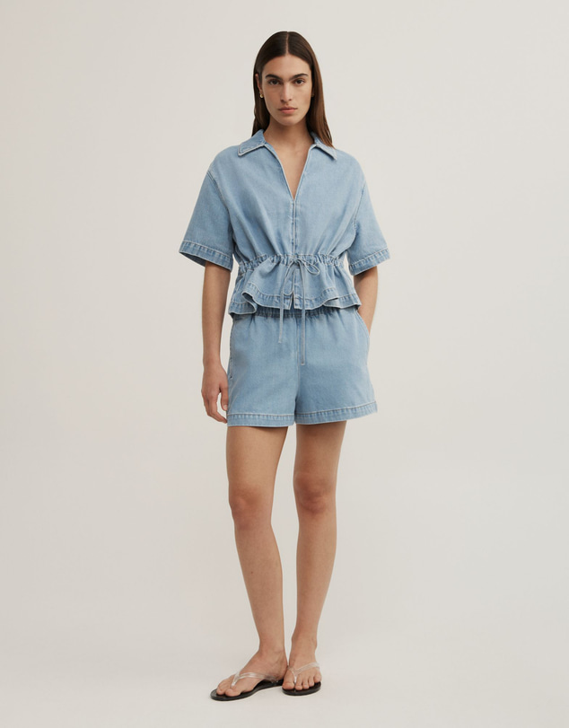 Witchery - Bow Denim Shirt