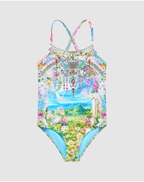 Camilla - Round Neck One Piece - Kids-Teens